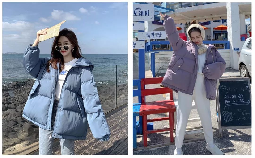 冬天棉服怎么搭配直筒裤,棉服搭配阔腿裤搭配什么鞋子好看