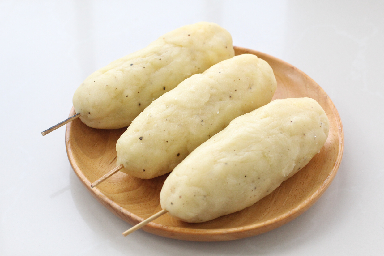 超级好吃的土豆芝士棒,土豆拉丝火腿芝士棒