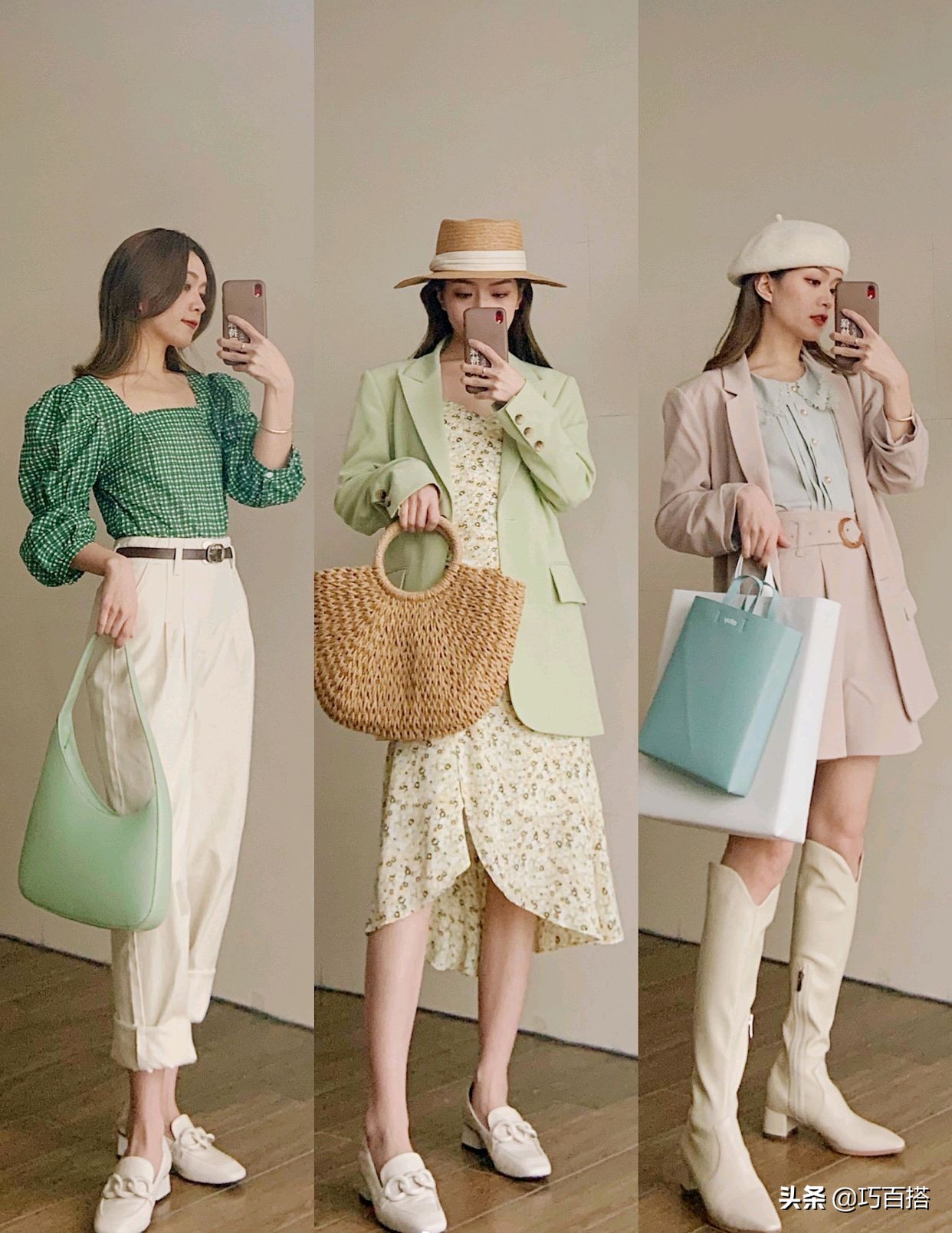 31套温柔风春季穿搭示范,36套初秋穿搭温柔气质风