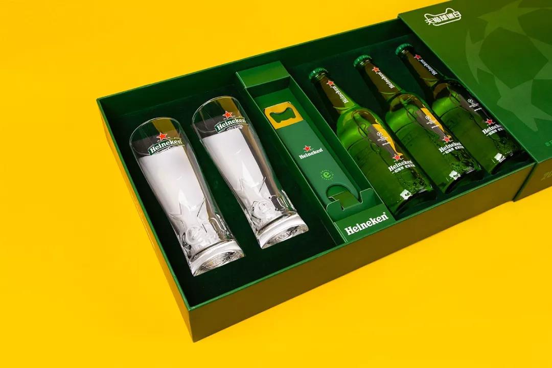 玛丽黛佳×喜力啤酒定制欧冠专属礼盒，原谅色口红来啦