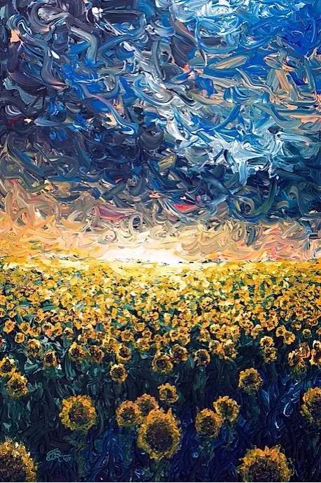 唯美壮丽的印象派风景油画,意境优美的古典风景油画欣赏