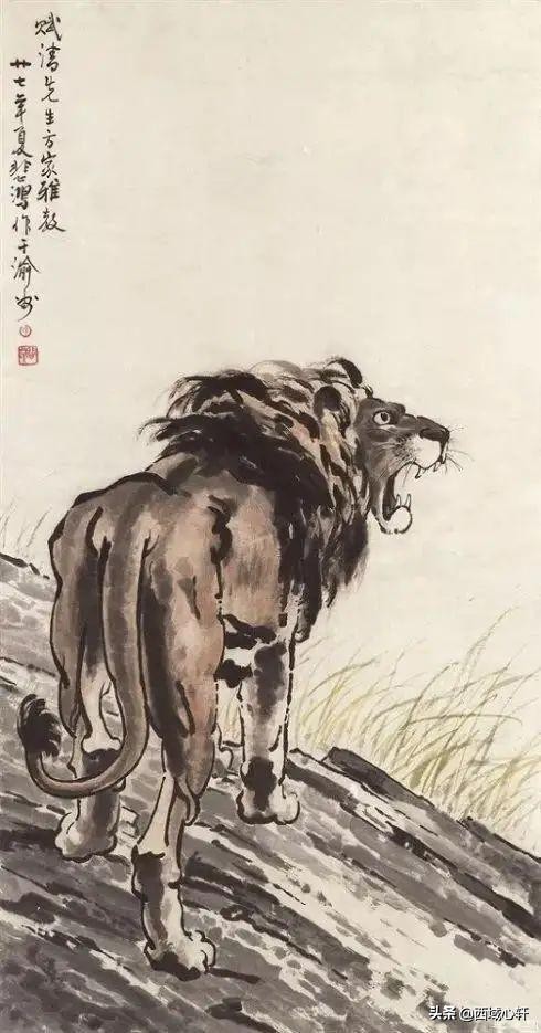 艺术家徐悲鸿资料,中国近代绘画之父徐悲鸿油画作品