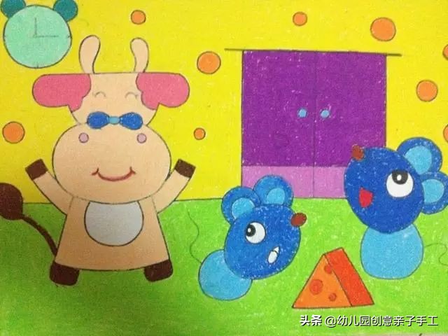 上百张幼儿园创意儿童画,儿童绘画创意3-6岁童年童画