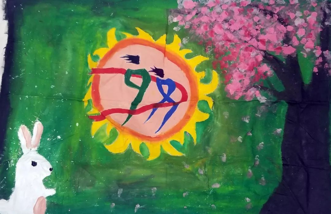 渭南初级中学:逆天了!这些队旗都是学生设计的