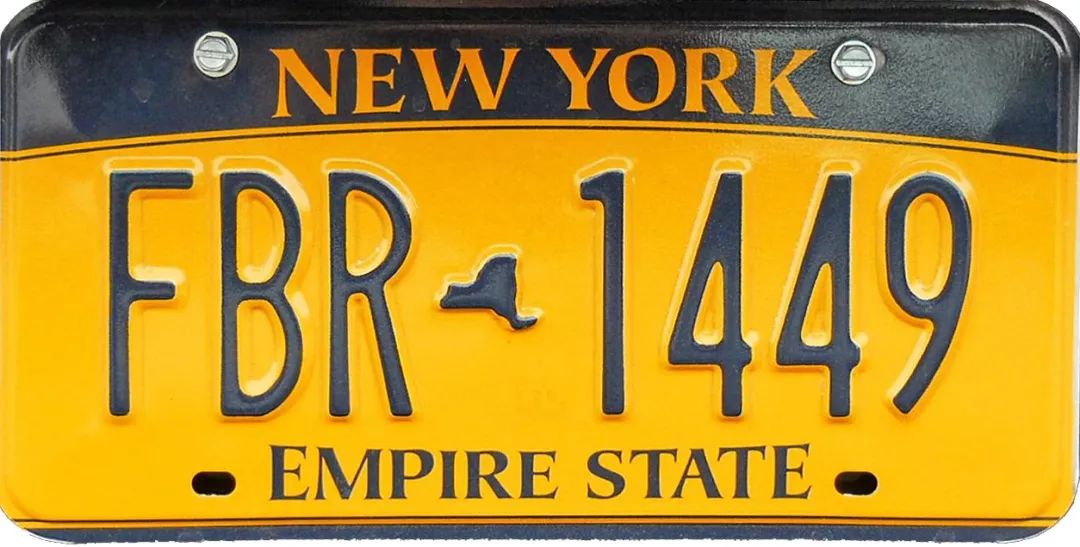 美国各省份的车牌,美国各大州车牌