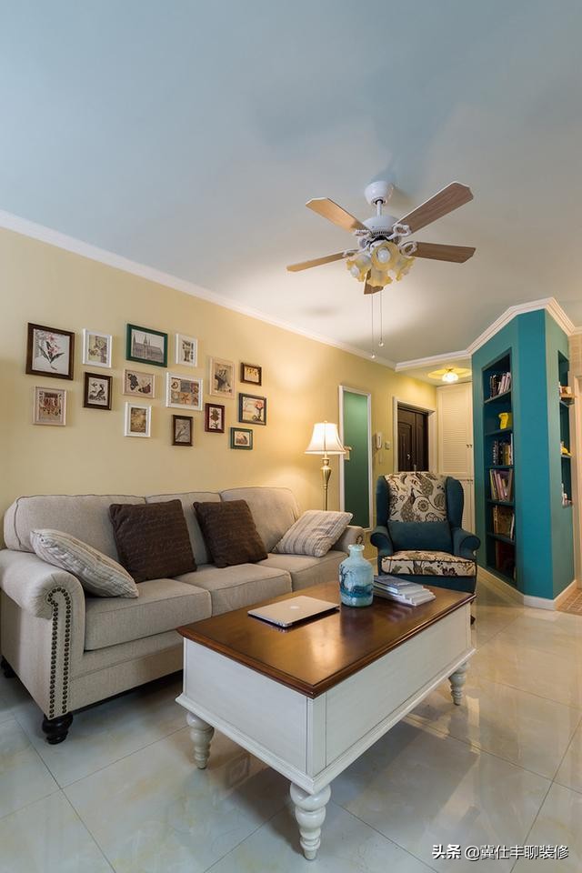 最简单的石膏线美式无吊顶,美式卧室石膏线吊顶