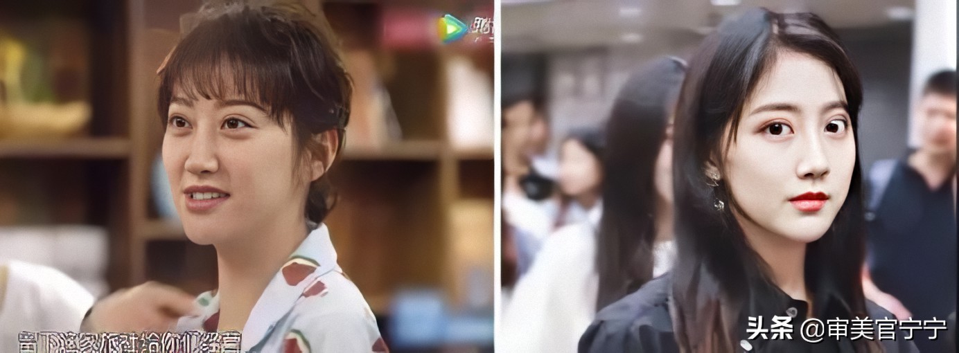 景甜人间富贵花系列,景甜单眼皮能有多好看