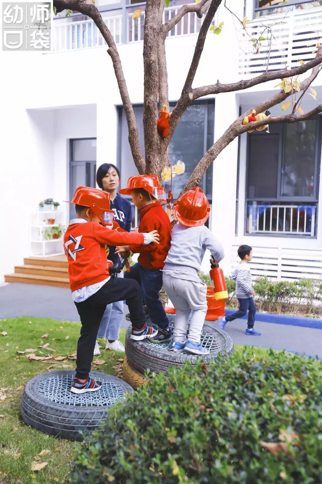 幼儿园户外花园游戏环境,幼儿园户外环境游戏区