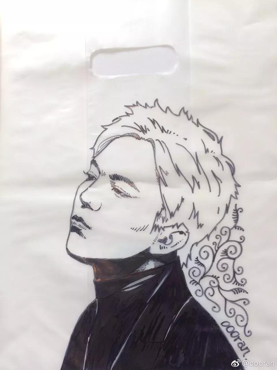 外卖小哥无所不能画画,外卖小哥手绘火了