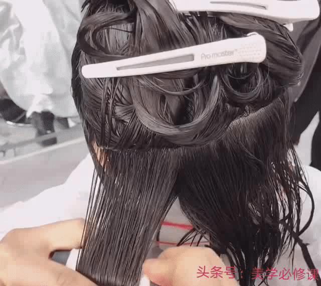 烫发排杠学习,烫发卷杠课程