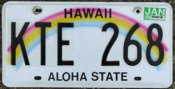 美国各省份的车牌,美国各大州车牌