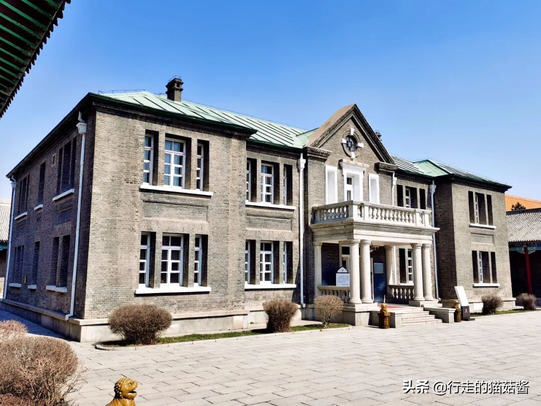 伪满皇宫博物院大气航拍,伪满皇宫各楼平面图