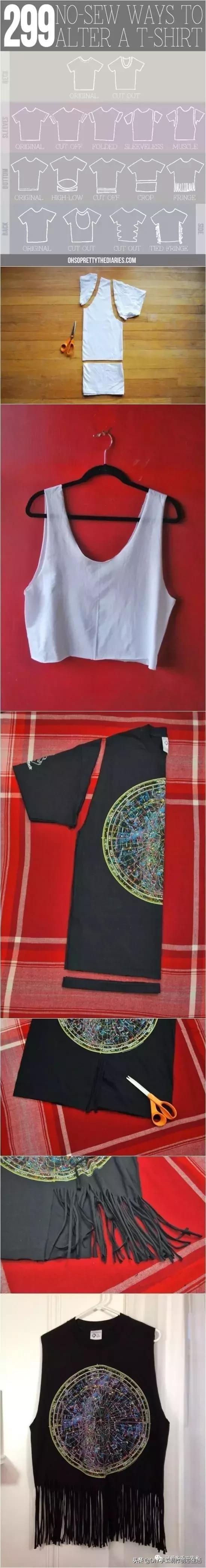 闲置的旧衣服,夏天旧衣服改造露肩衣