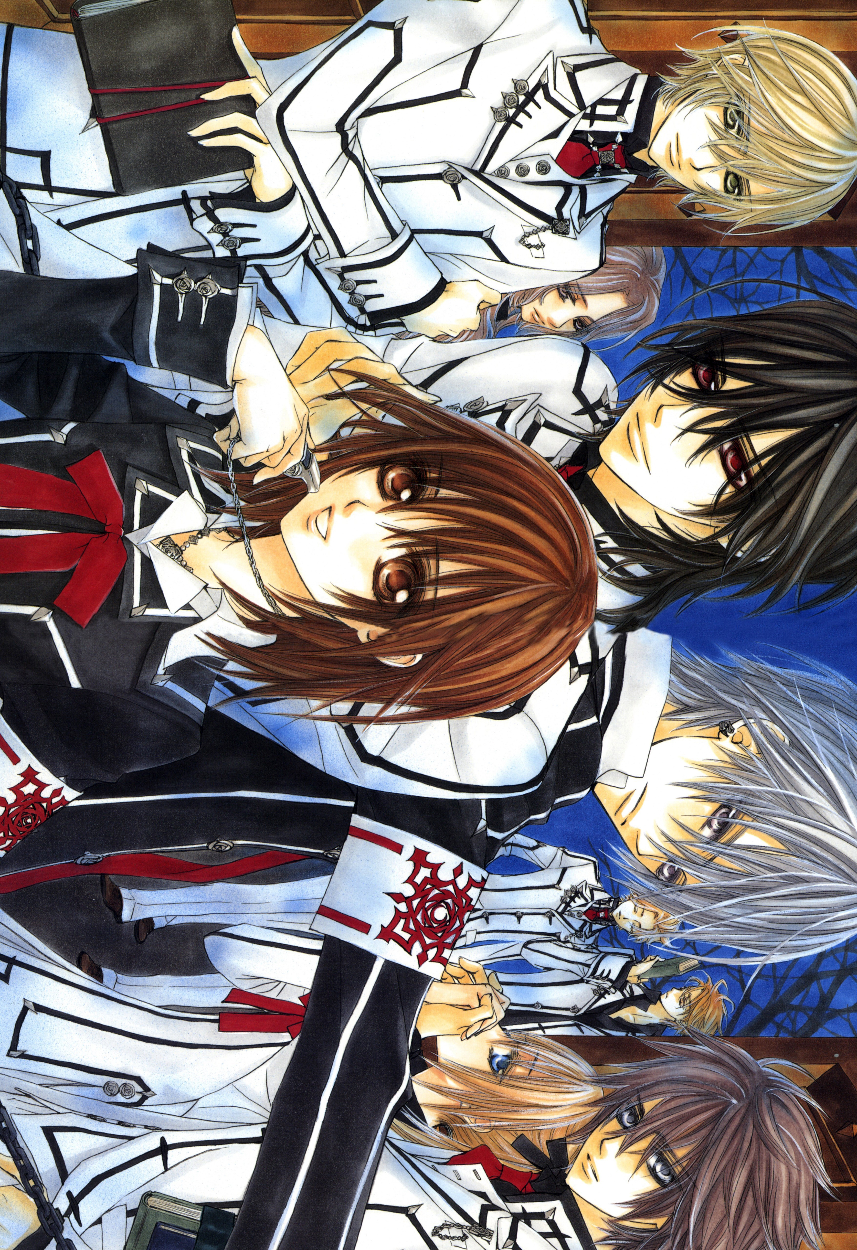 暗黑风吸血鬼动漫图片,吸血鬼骑士漫画手绘