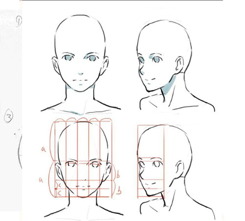 精品画教程,帅气的脸型怎么画