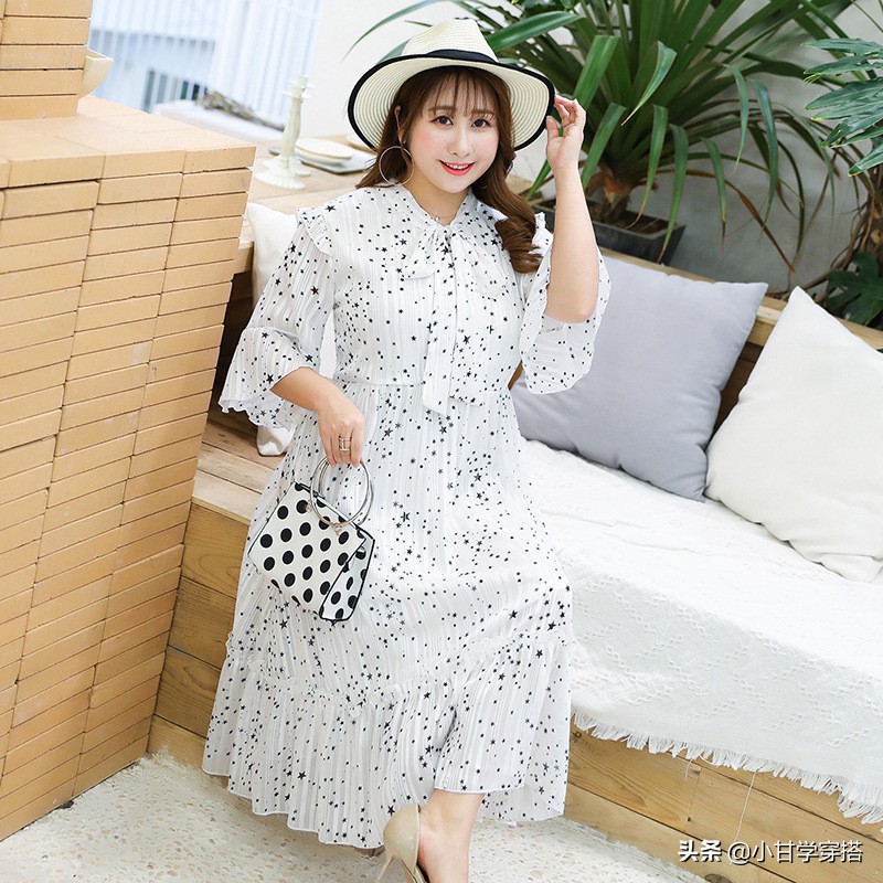 加大加肥香云纱高端连衣裙,加肥加大码宽松连衣裙