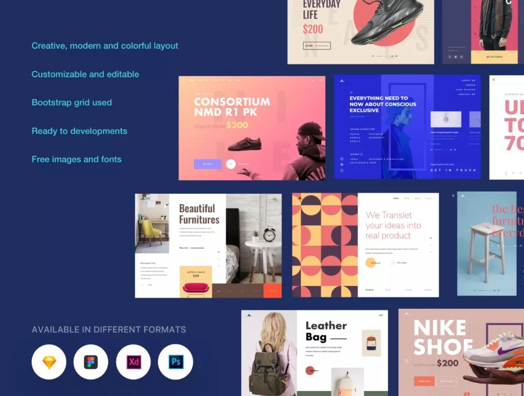 高质量素材模板网站,高质量网站模板