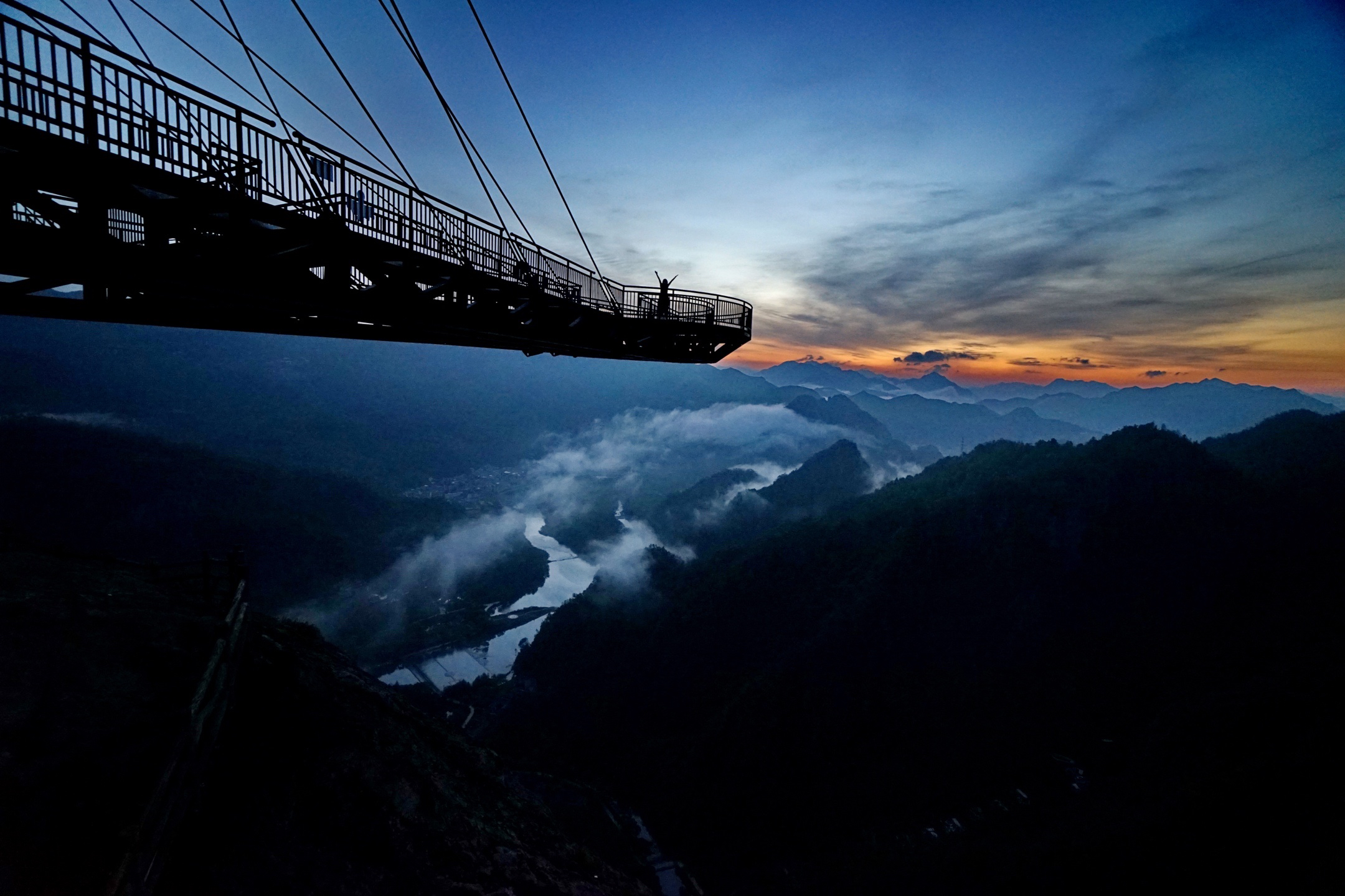 温州楠溪江跨年音乐节看日出,楠溪江看日出最佳观景台