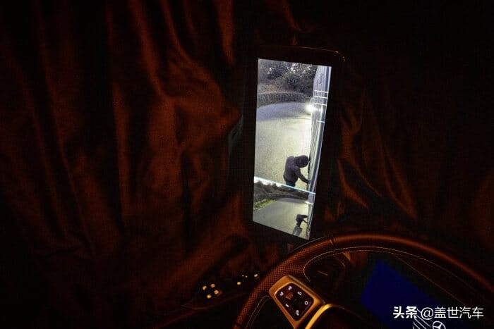 奔驰卡车电子倒车镜夜间模式,奔驰卡车后视镜有什么功能