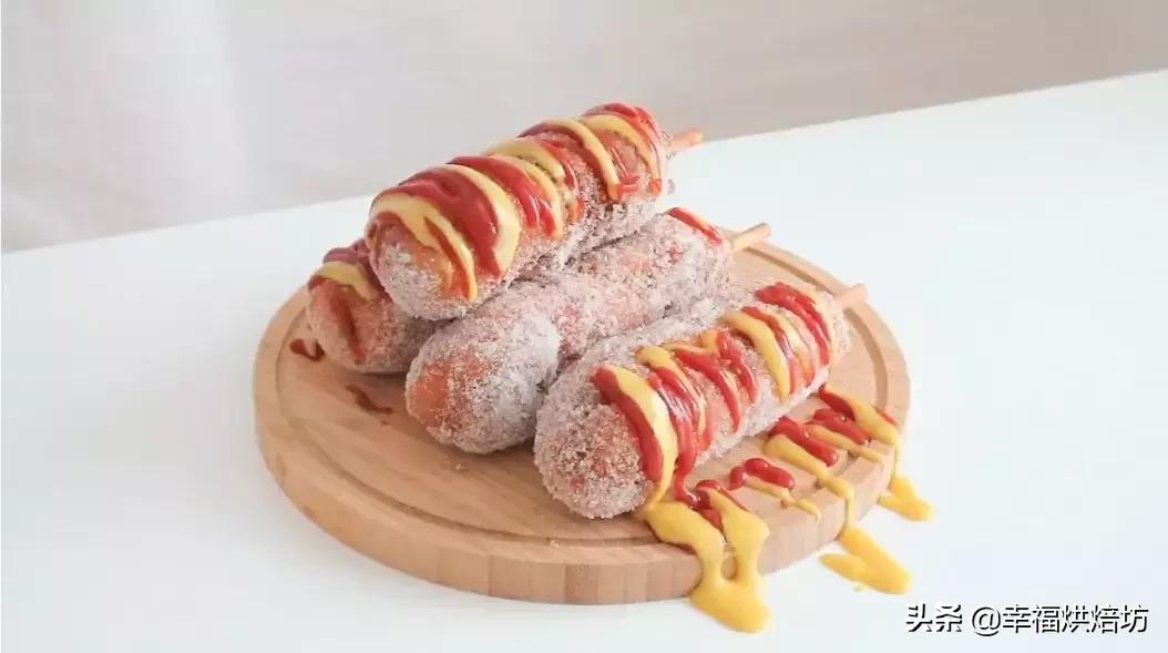 在家做韩国芝士热狗,关于热狗好吃的小零食