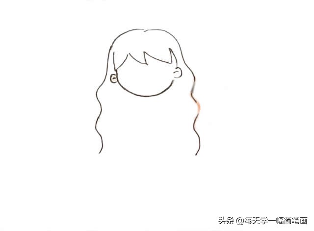 学画可爱的小公主二年级的简笔画,一年级简单的简笔画公主