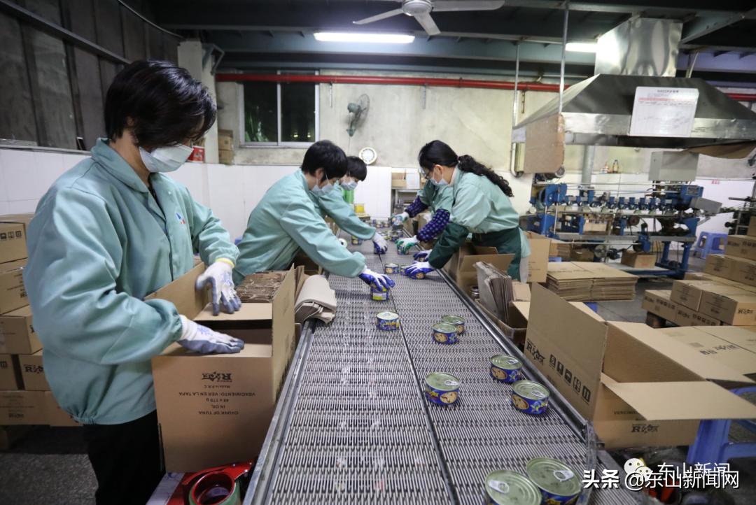 漳州东山今年第一季度近2000吨水产品罐头远销海外