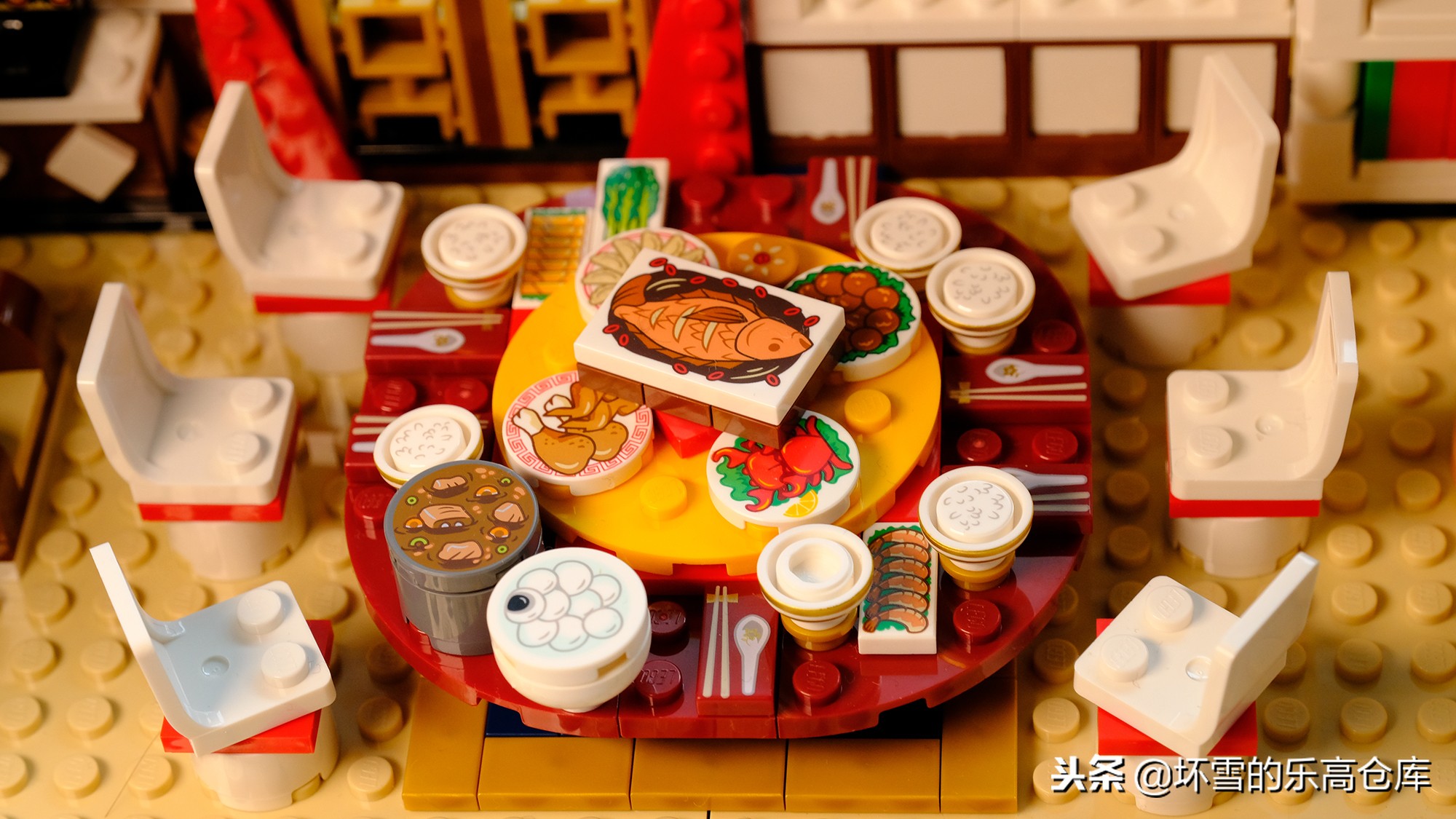 乐高新年套装年夜饭,乐高中国新年年夜饭