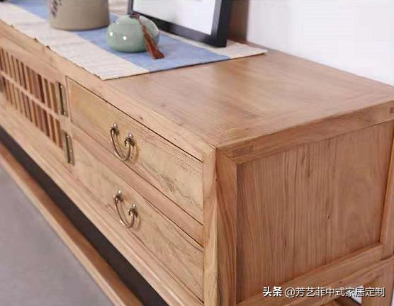 新中式客厅电视柜效果图,餐厅客厅电视柜隔断柜新中式