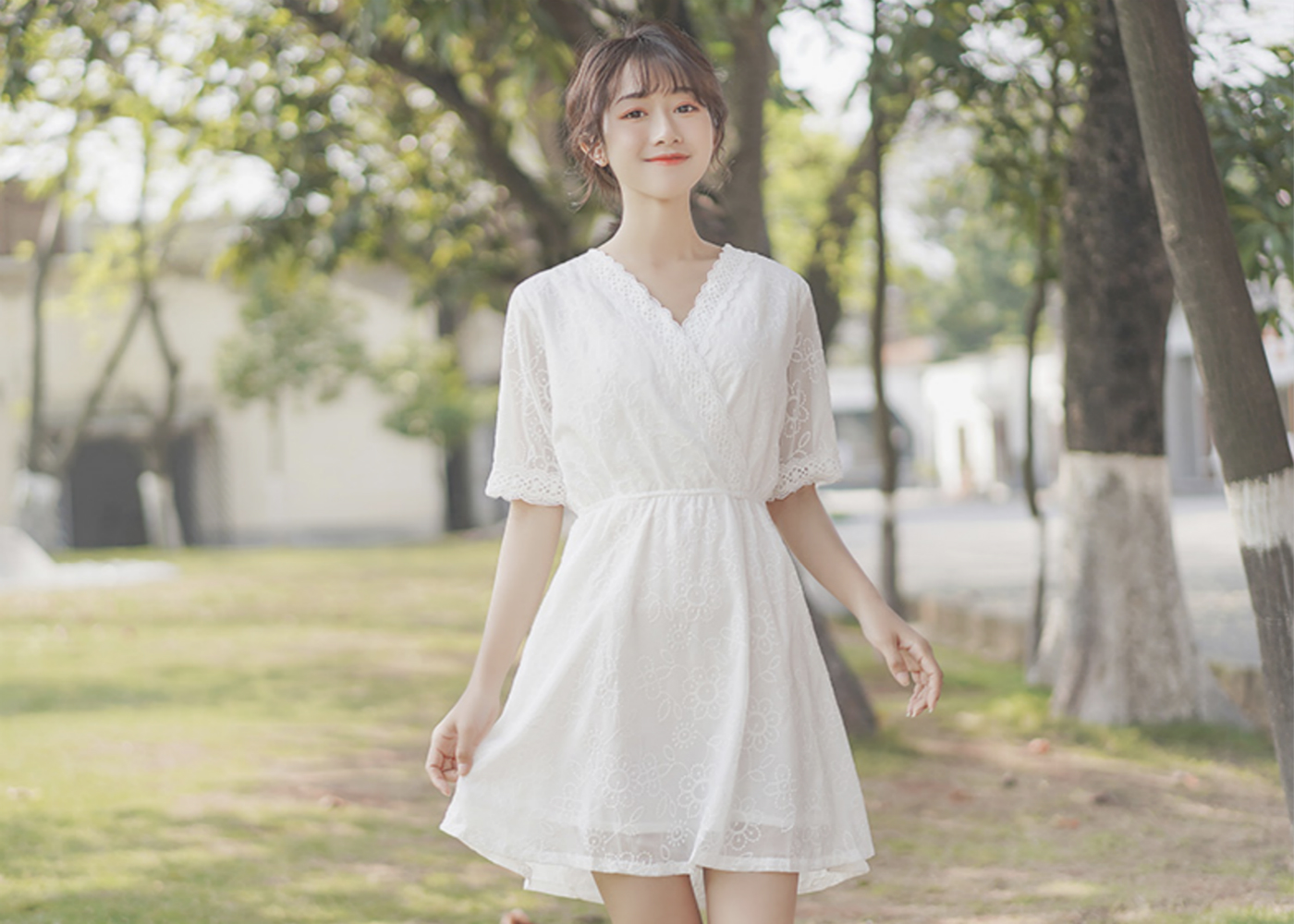 时尚蕾丝女时髦洋气,法式减龄蕾丝