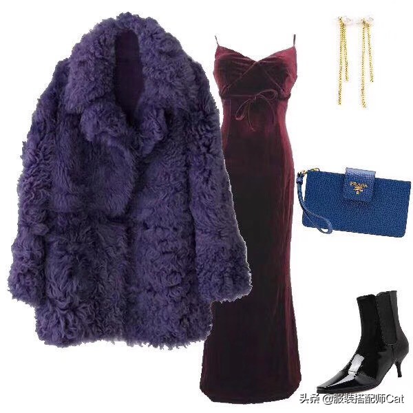 显臃肿的皮草大衣,显胖的大衣