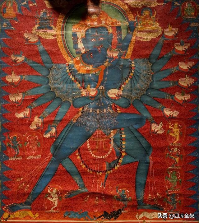 唐卡艺术100幅,了解一下西藏唐卡艺术作品