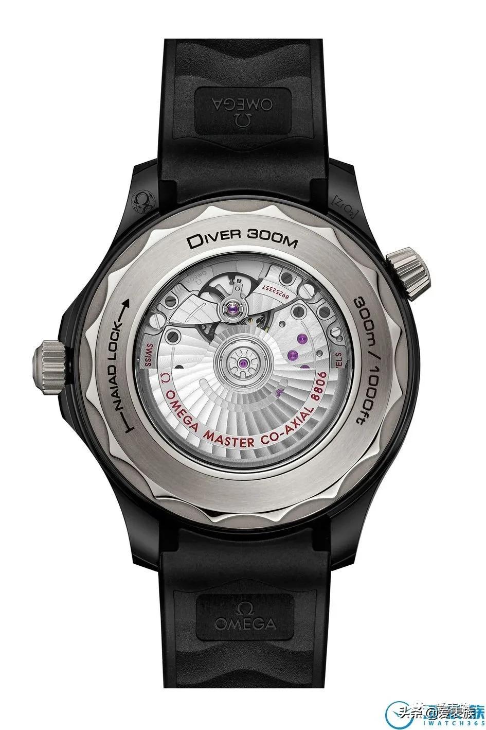 新款欧米茄黑色海马300潜水表,欧米茄海马300计时款黑色