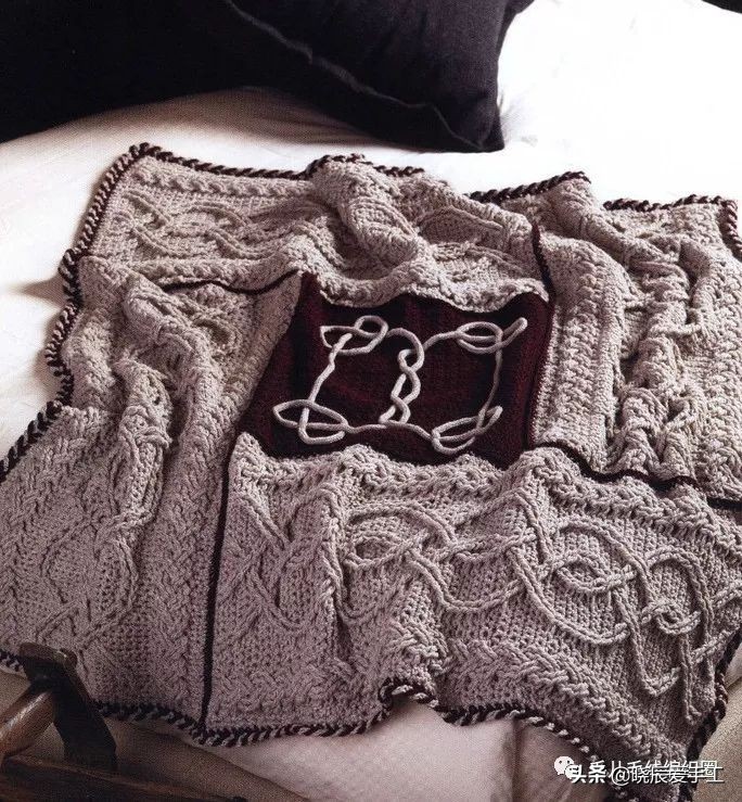 猪猪毯子钩针图解教程,苏苏姐家小熊毯子钩针图解