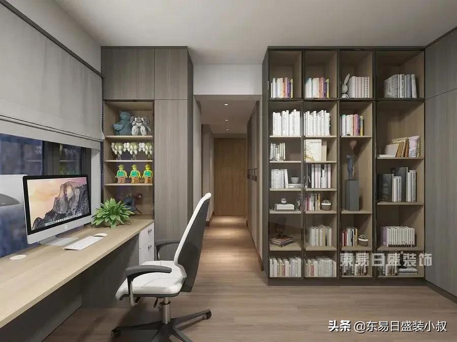 家里一定要有一个书房,家里有个好看的办公室