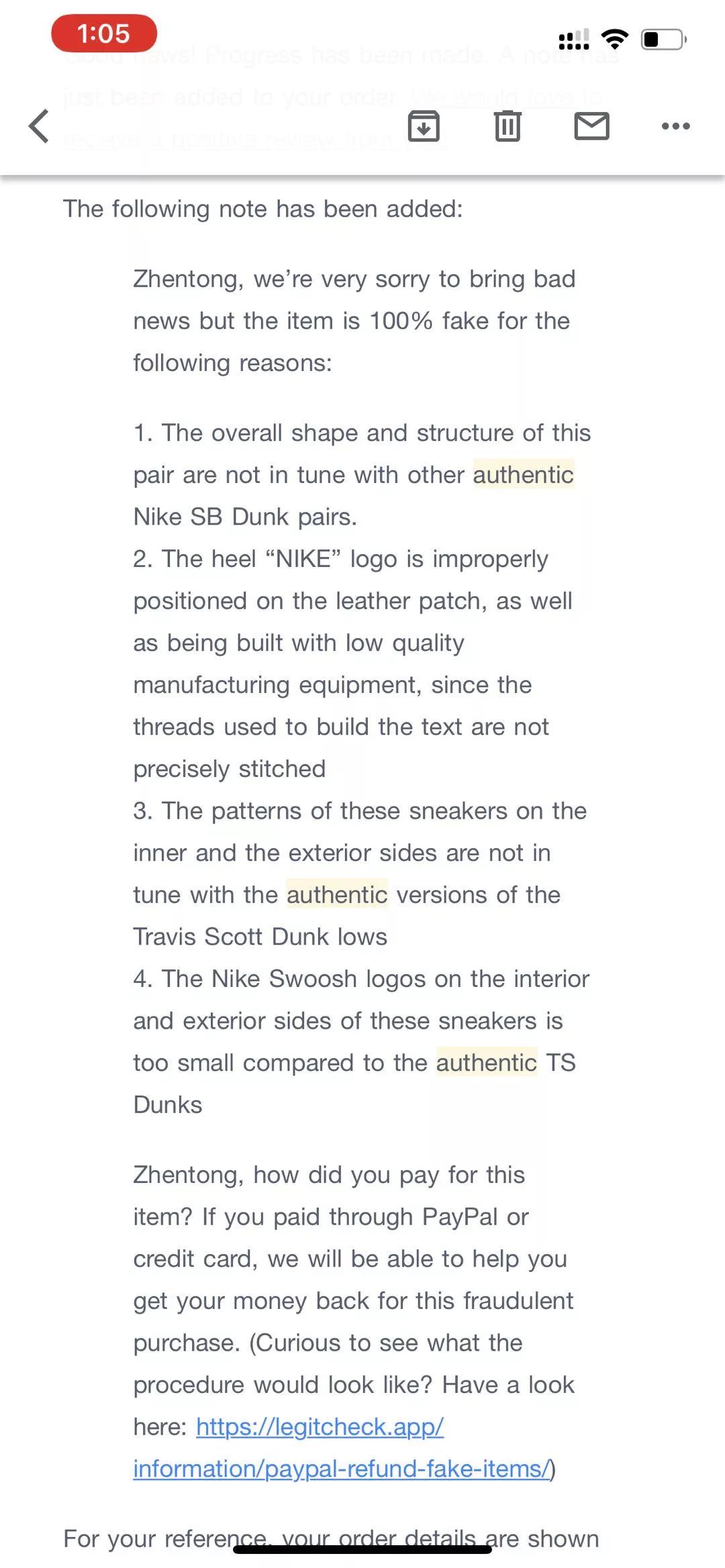 一双TSDunk三个月不发货，一盒小熊饼干就想安抚我内心的伤痛？