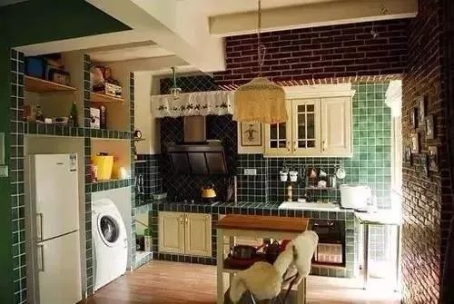 砖砌橱柜实用又实惠,砖砌橱柜不装门