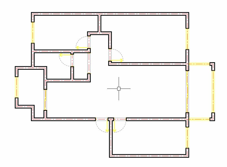 cad室内平面图怎么填充颜色,cad室内平面图布置图