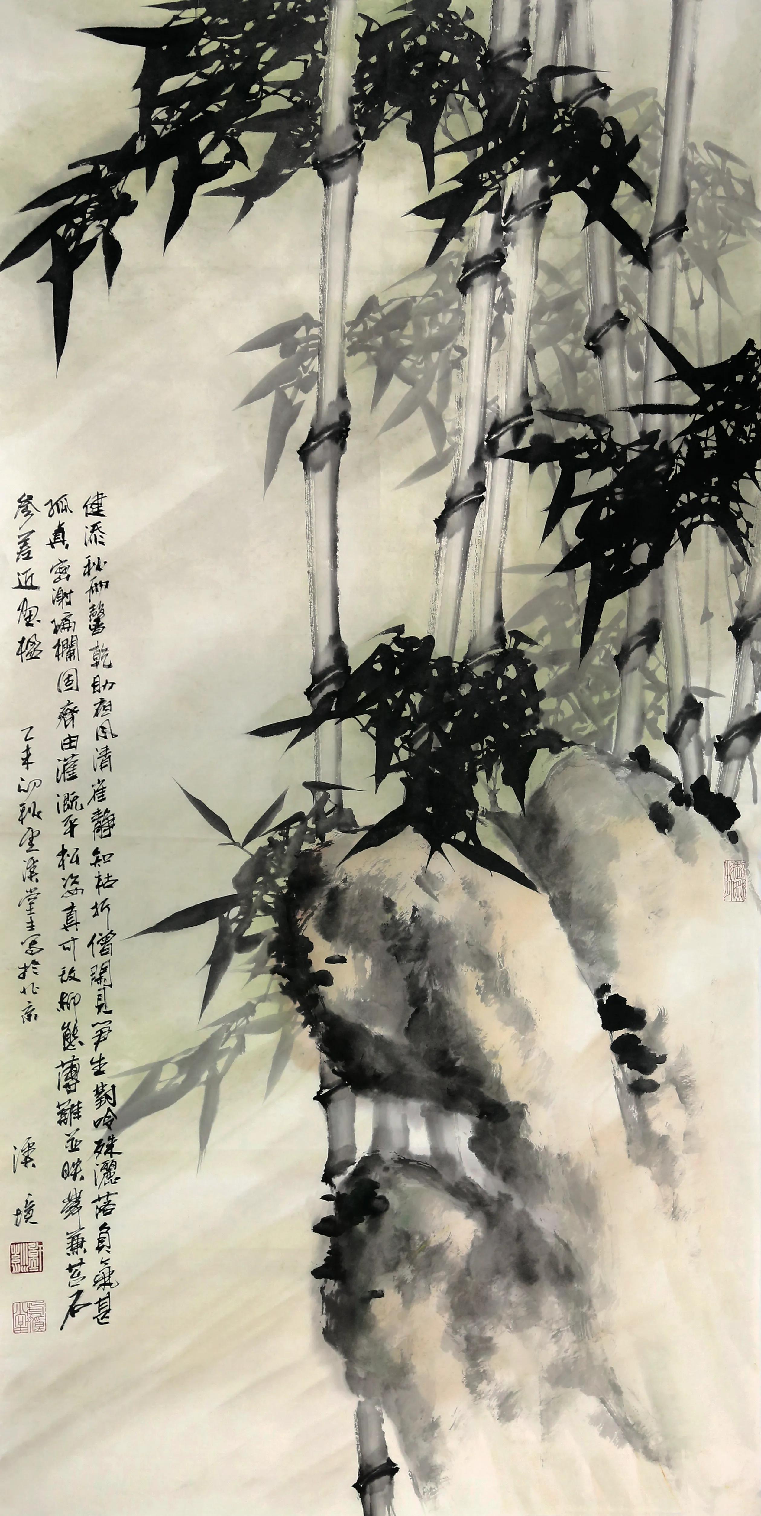 李溪境画作价格,李溪镜花鸟作品