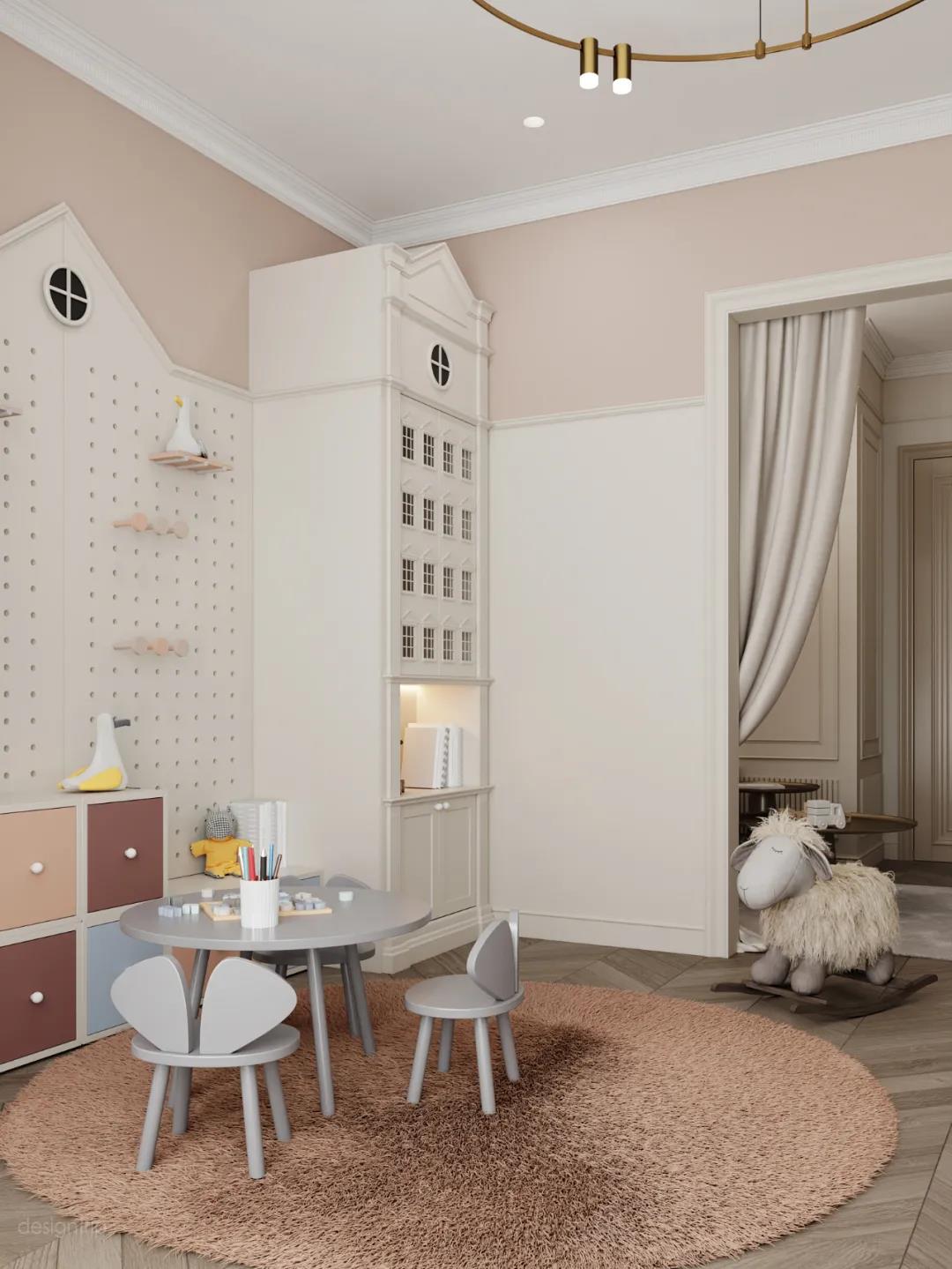 110平三居室简约风格装修,126平简约轻奢风格装修