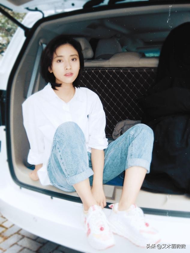 日系女星沈月写真图片,日系少女沈月穿搭