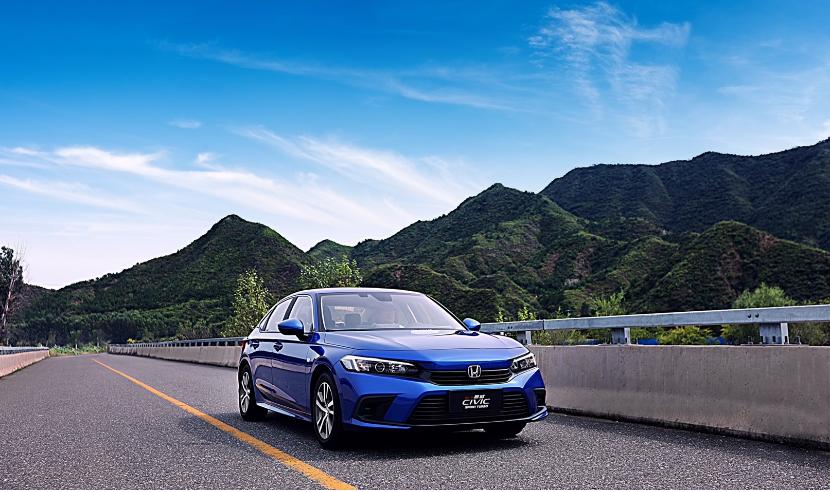 暗金蓝十一代思域高功率最低配,第十一代思域蓝色高功率版