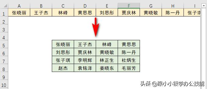 excel表格带公式行列转换,excel实用技巧行列转换