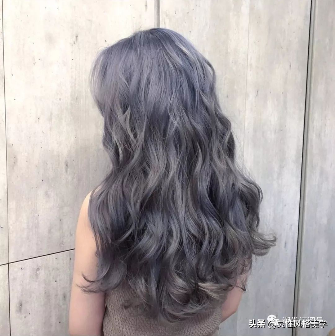 中长发发型微微卷半头烫大波浪,半头卷大波浪烫发排列教程