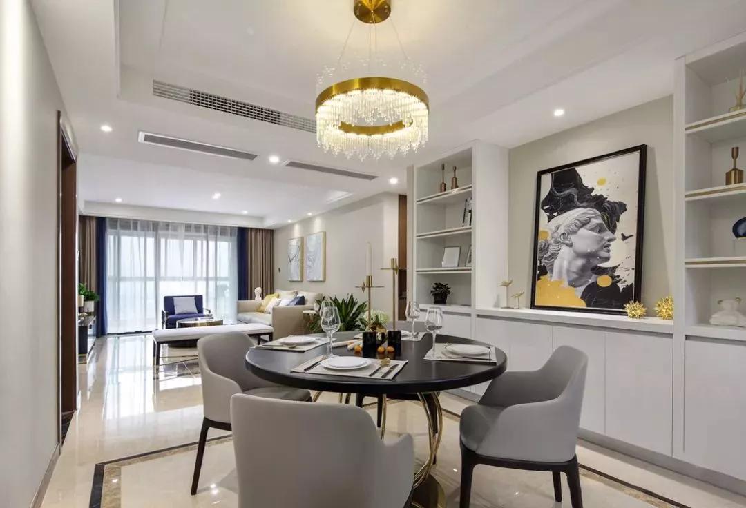 餐厅中间怎么装修好看,餐厅装修怎么省成本