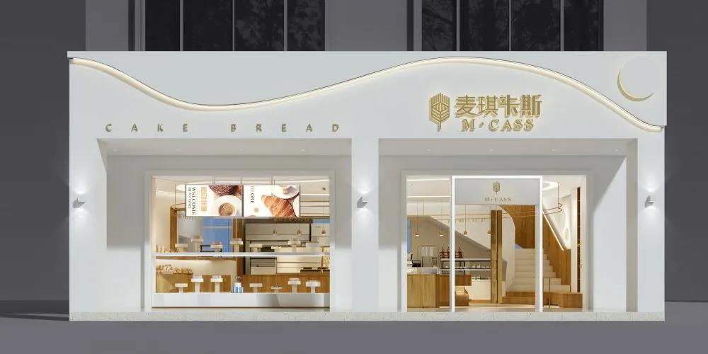 蛋糕店简装修风格图片,新中式蛋糕店极简风格