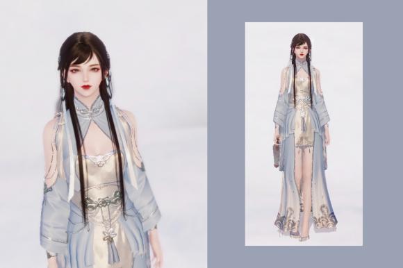 天刀手游云中君少女衣服染色攻略,天刀手游新年染色少女