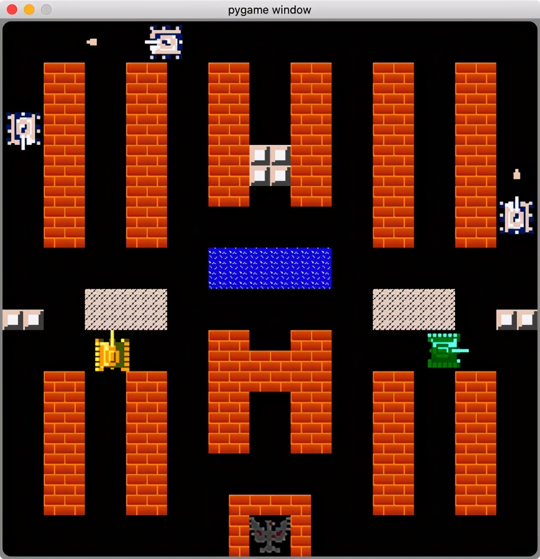 手把手教你用python实现坦克大战,python坦克大战游戏过程分析