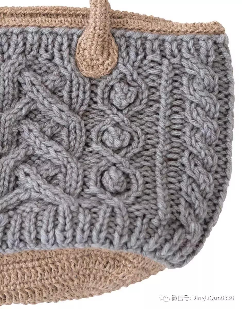 围巾编织教程10-15岁,圆肩针织宽松套头衫小款编织