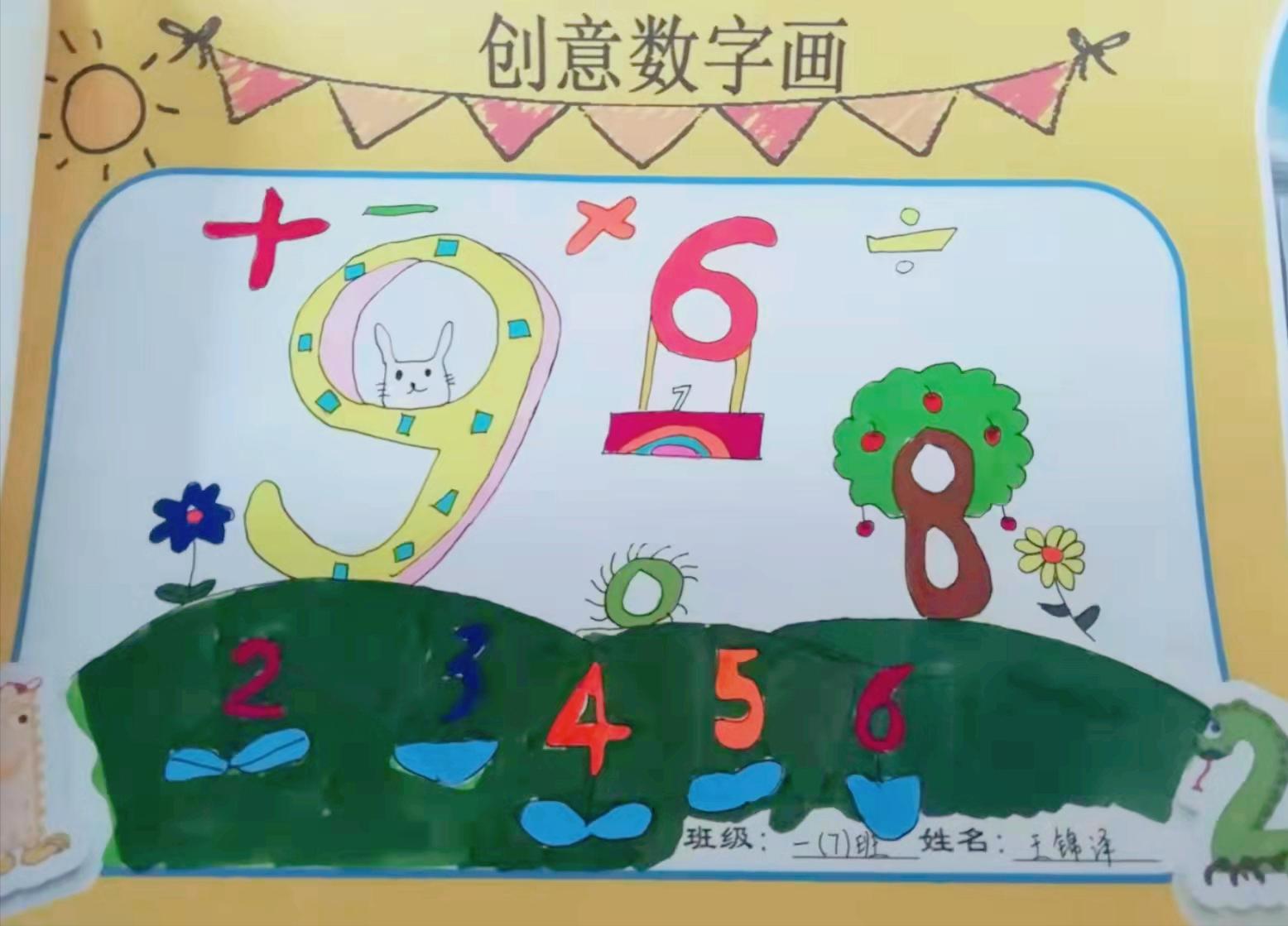 创意数字画1-9二年级,创意数字画的好处