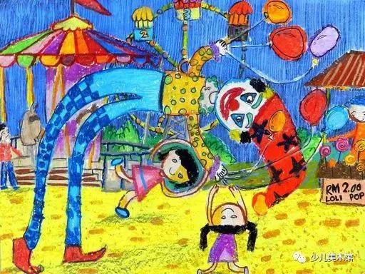 儿童不同时期的绘画作品,孩子们一幅幅栩栩如生的绘画作品